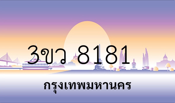 3ขว 8181